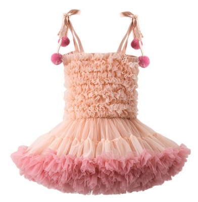 Kozi Kids Cupcake Party Dress In Blush Pink