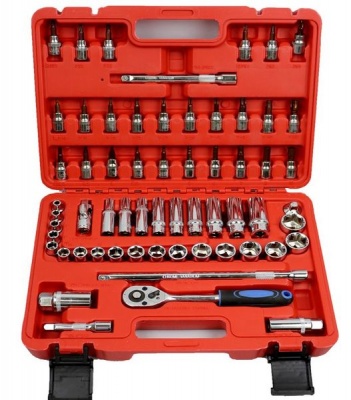 61 Piece Socket and Wrench Set 38