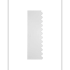 Tall Pattern Edge Side Scraper - Ribbed Photo