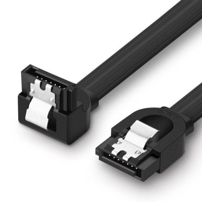 UGreen 90° SATA 3 45cm Data Cable Black
