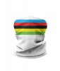 Velosock Neck Gaiter - Rainbow White Photo