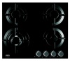 Defy - DHG 604 Slimline Gas on Glass Hob - 3B 1Wok - Black Photo