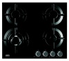 Defy DHG 604 Slimline Gas on Glass Hob 3B 1Wok Black