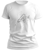 PepperSt Men's White T-Shirt - Grid Design A Photo
