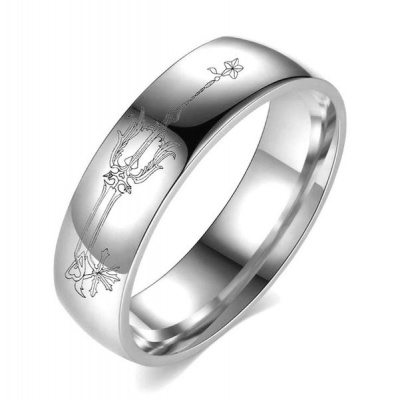 Photo of iMix Ladies Kingdom Of Hearts Oath-Keeper Keyblade Ring Size 10