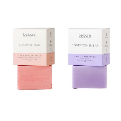 Photo of BeBare Be.Bare The Crowd Pleaser Shampoo Bar & Smooth Operator Conditioner Bar