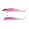 Fishing Lure Soft Black Minnow T-Tail Bait LW230-004 Photo