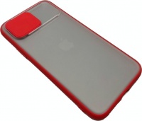 Happy Dayz iPhone 11 Pro Max Frosted Slider Cover Red