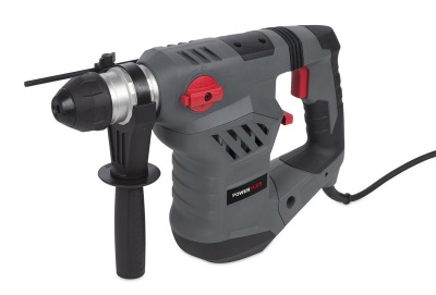 Photo of Powerplus 1600w Hammer Drill with Drill and Chisel Set - POWE10081