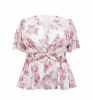 Forever New Sierra Curve Twist Front Blouse - Size:UK20 Photo