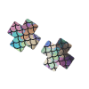 Up Tape Dark Mermaid Cross 5 Pair Nipple Pastie Set Photo