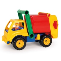 Lena Toy Garbage Truck with Toy Figure and Bin Aktive Multi Coloured 30cm