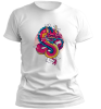 PepperSt Men's White T-Shirt - Zig Dragon Photo