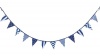 Bunting/flags/banner dark blues Photo