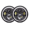 2 Pieces 75W 7" LED Headlight For Jeep and Wrangler Off-Road Work Light Photo