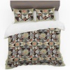 Print with Passion Diamond Pattern Floral Duvet Cover Set Photo