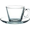 Pasabahce Cup & Saucer Set 12 Piece Glass Vela Photo