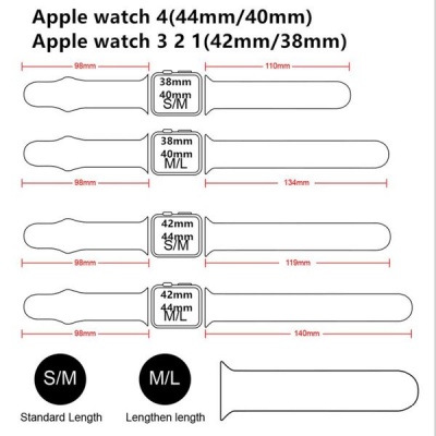 Photo of Digital Tech Apple Watch Silicone Strap - 42mm/44mm - Navy Blue