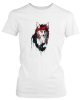 PepperSt Ladies White T-Shirt - Red Fox Tribal Photo