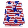 Bamboo Baby Pocket Nappy with Snap waist - Stars Photo