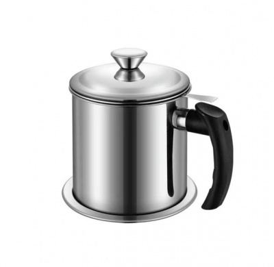 Stainless Steel Oil Jug Oil Strainer with Handle 14L