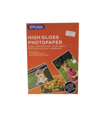 Photo of ZATECH A4-2 Side High Gloss Photopaper 180GSM- 50 Sheets