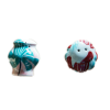 Hand Painted Banana Leaf Ceramic Seasoning Shakers Photo