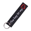 The Key to My Heart Motor Bike Key Ring Gift Photo
