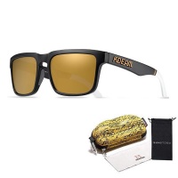 Kdeam Mocha Polarised Lifestyle Sunglasses for Men with SS Sleeve