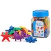 EDX Education Aquatic Counters 42 piecess- 7 Shapes- 6 Col w Tweezer Photo