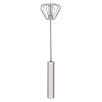 Stainless Steel Rotary Push Whisk 30cm