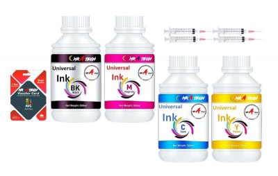 MR A TECH Ink Refill Kit Any refill ink tank printers inkjet cartridges 4 X 500ML