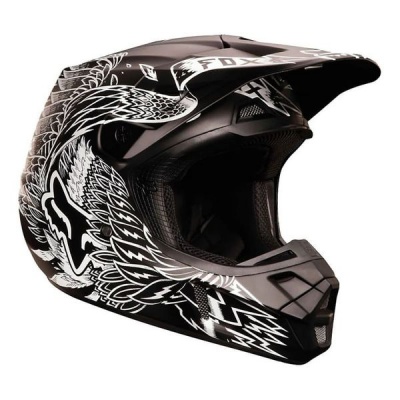Photo of Fox Racing Fox V2 Valkari Black Helmet