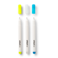 Cricut Joy Opaque Gel Pens white blue and yellow