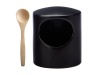 Maxwell Williams Maxwell and Williams Epicurious Salt Pig with Wooden Salt Spoon Photo