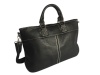 Vivace Elegant Stitched Laptop Bag - Black Photo