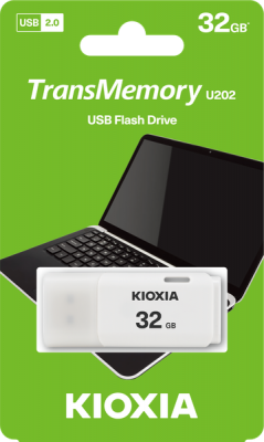 Photo of Kioxia 32gb 2.0 USB Works With Windows & Mac White
