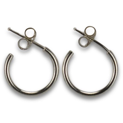 Photo of Trans Continental Marketing - Open Hoop Earrings - 1.5 X 14mm