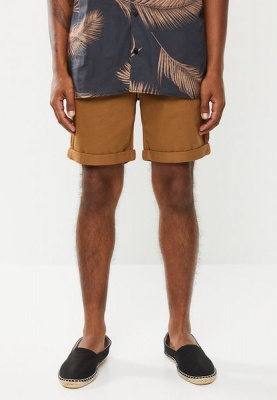 Photo of Men's New Look Epp Chino Shorts - Brown