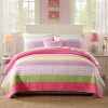 Linen Boutique New Design Decorative Bed Cover 100% Cotton Reversible Embroidered - Pinki Photo
