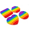 BUFFTEE Pop It Fidget Toy - Push Popping Bubble Sensory Game - 4 Pack Photo