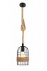 Single Pendant Birdcage Rope Style Light Photo