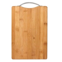 Aluminum Handle Bamboo Cutting Board