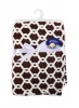 Pet Blanket Brown with White Detailing Photo