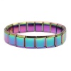 Rainbow 18 Italian Link Charm Bracelet Silver - 9mm Photo