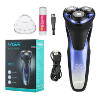 Mens Professional Rechargeable Shaver Added Lip Balm