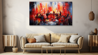 Canvas Wall Art Mersyside Melody Abstract HD0192