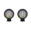 7" 60W Round Jeep LED Light - 2 Piece Photo