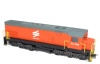 Frateschi South African Spoornet : Class 35 Diesel Model Train - Orange Photo