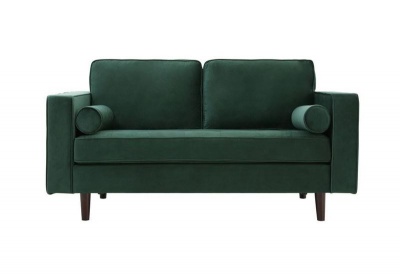 Photo of George Mason George & Mason - Velvet Tufted 2-Seater Couch